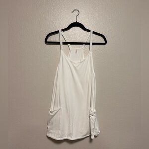 Free people hot shot dress with shorts built in, size small, white, worn twice